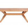 Chantry rectangular coffee table in oak by Charlie Caffyn modern british furniture designer maker